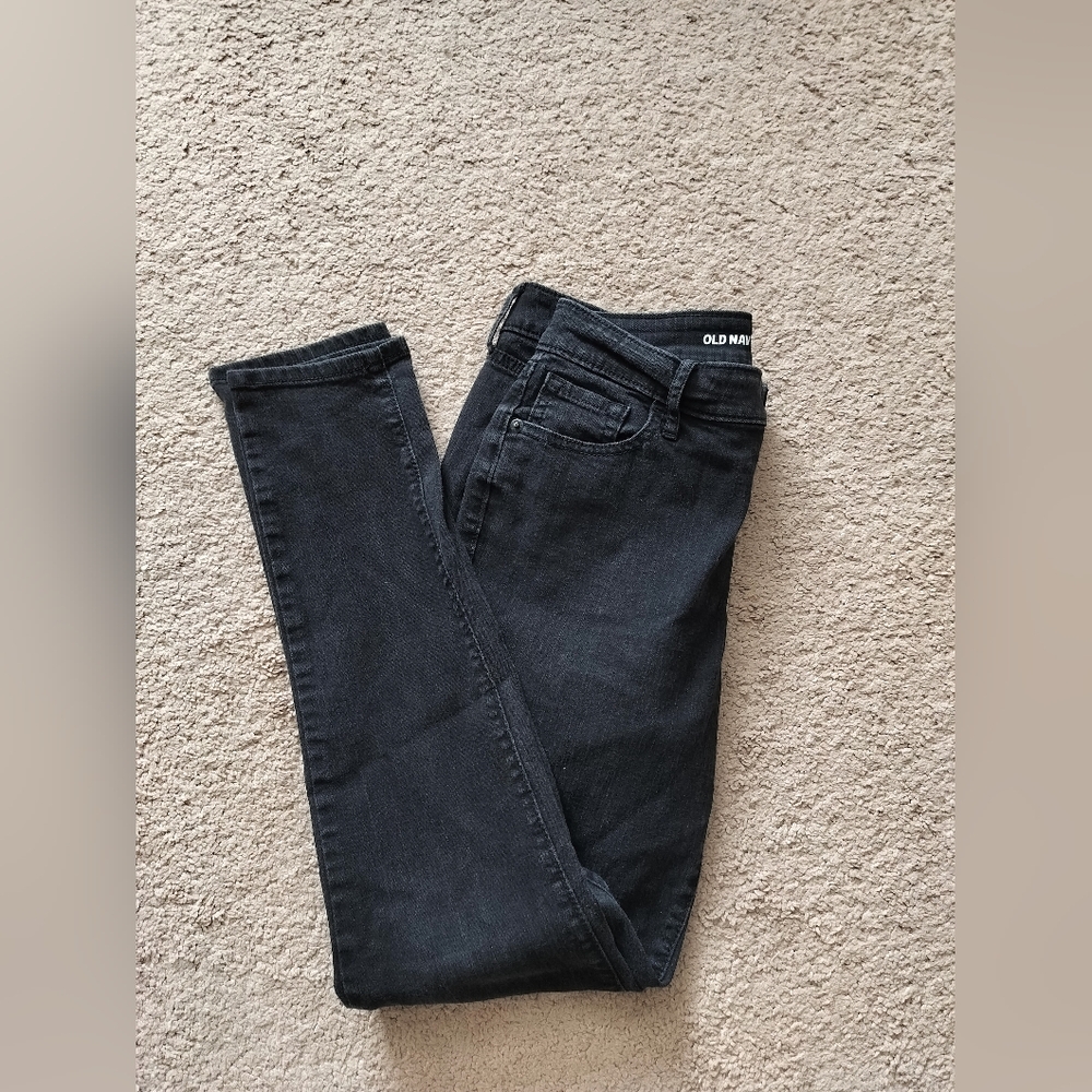 Old Navy Women's Dark Gray Skinny Jeans